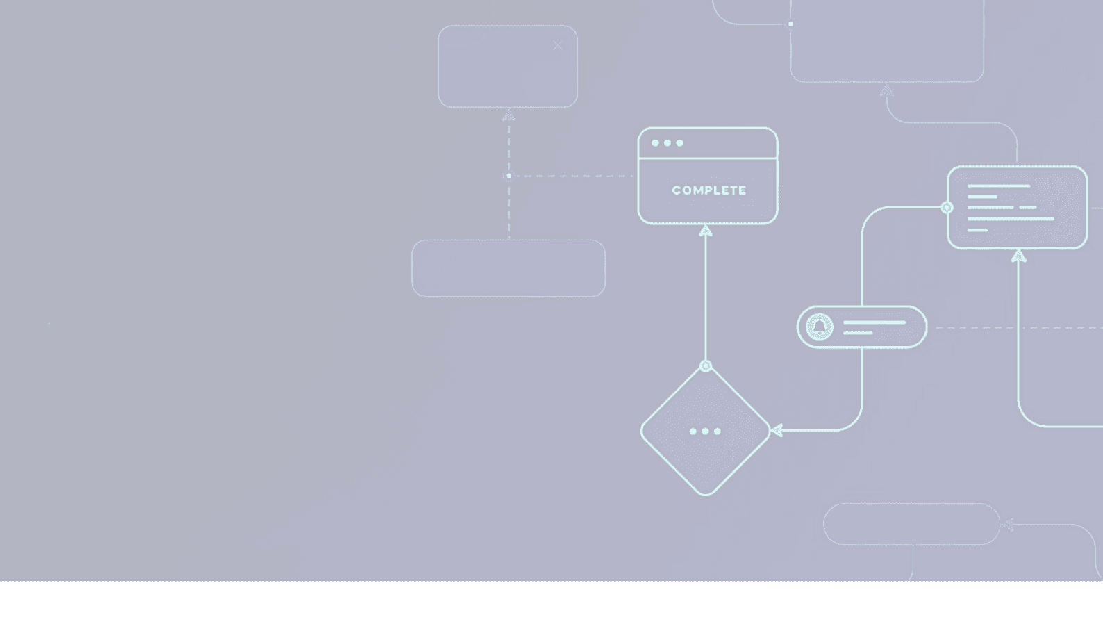 Digital flow diagram background