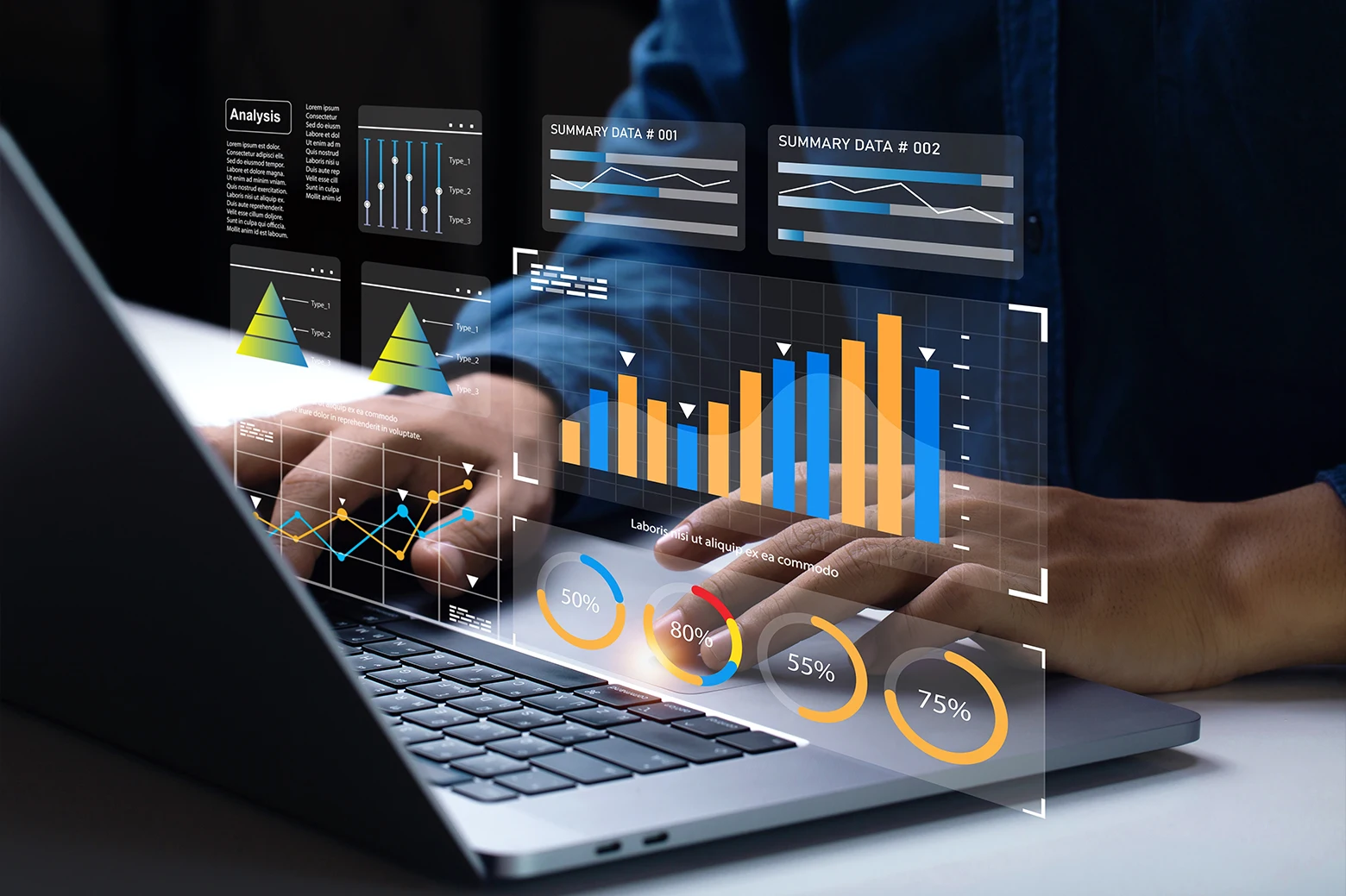 Customer profile user interface